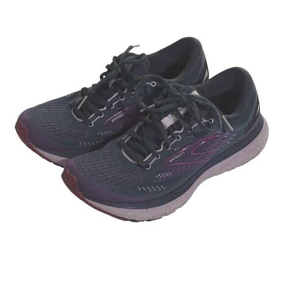 Brooks Glycerin 19 Women Running Shoes Size 9 B Purple Grey Lace Up 1203431b572 - Picture 2 of 13